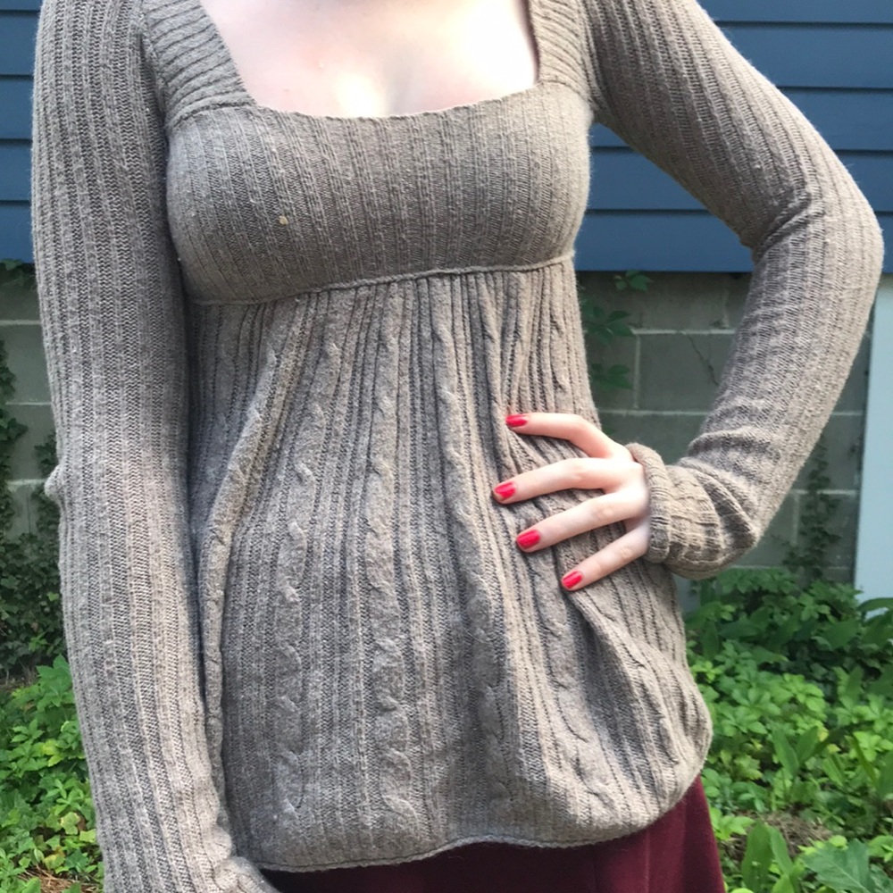 Tan Long Sleeve Sweater